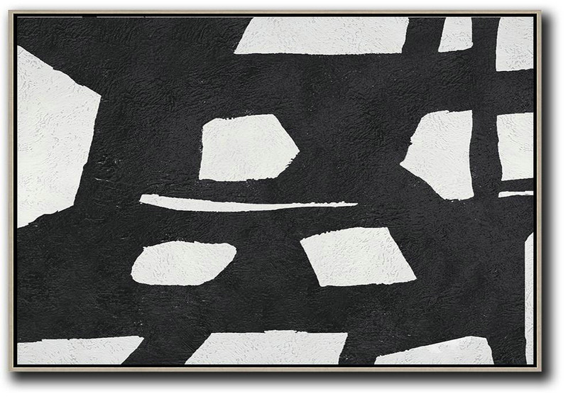 Living Room Canvas Art,Oversized Horizontal Minimal Art On Canvas - Oversized Canvas Art